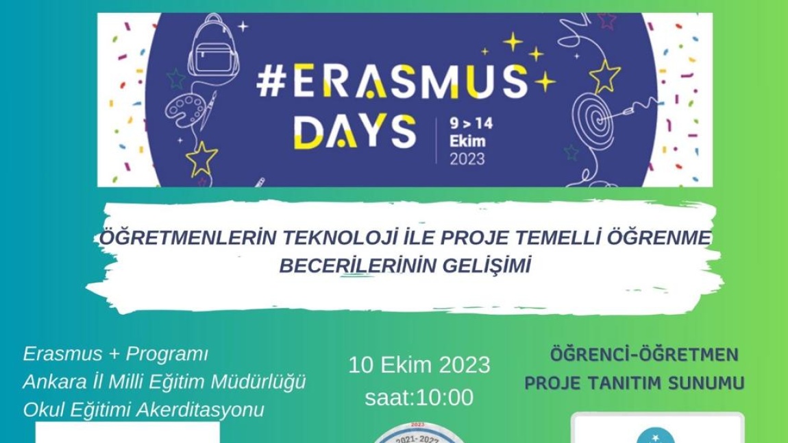 ERASMUS+DAYS GÜNLERİ ETKİNLİKLERİMİZ 